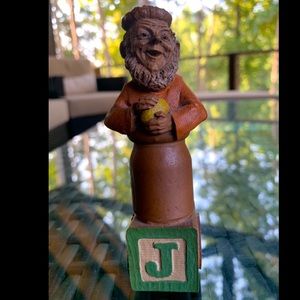 Tom Clark Letter J Gnome Sculpture. #15, 1993.